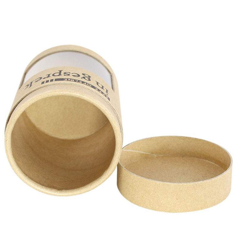 Biodegradable FSC Cardboard Container Packaging Paper Board Paper Tube with Window